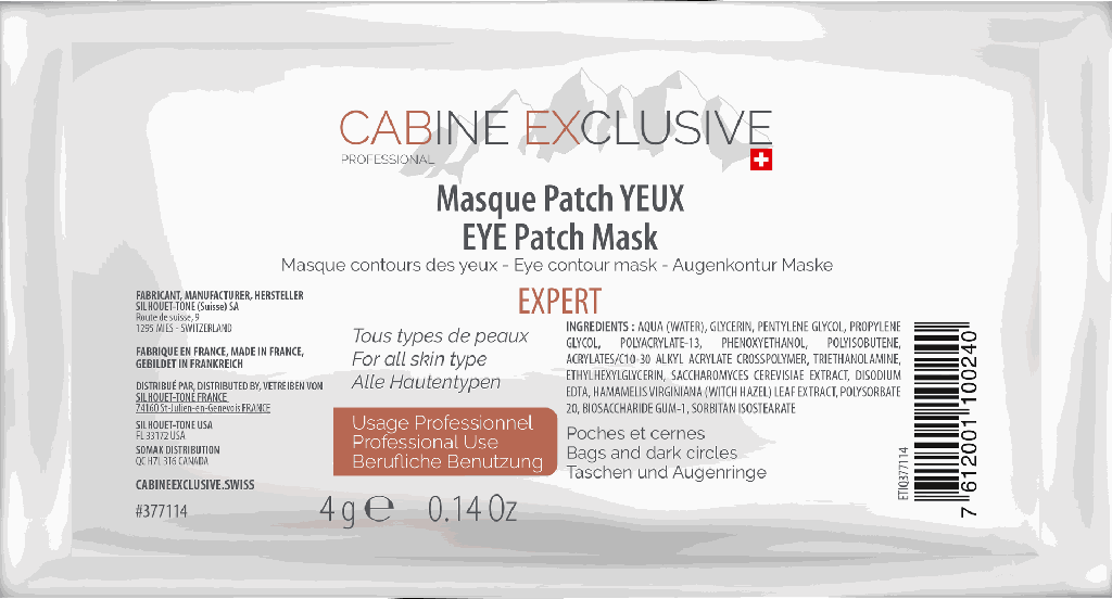 [377114] Masque Patch Expert Yeux